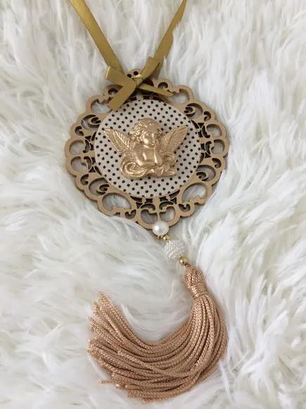 Lembrancinha Mandala de Porta Anjo da Guarda