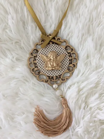 Lembrancinha Mandala de Porta Anjo da Guarda