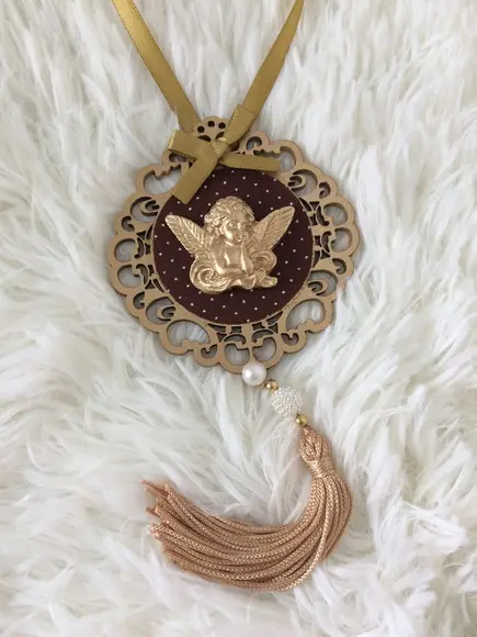 Lembrancinha Mandala de Porta Anjo da Guarda