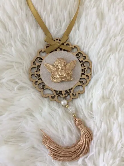 Lembrancinha Mandala de Porta Anjo da Guarda