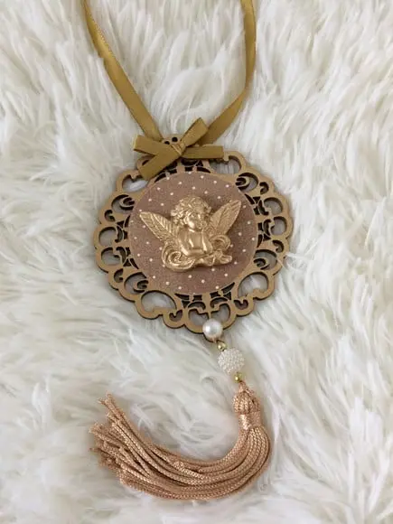 Lembrancinha Mandala de Porta Anjo da Guarda