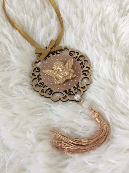 Lembrancinha Mandala de Porta Anjo da Guarda