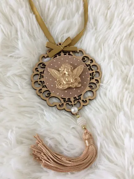 Lembrancinha Mandala de Porta Anjo da Guarda