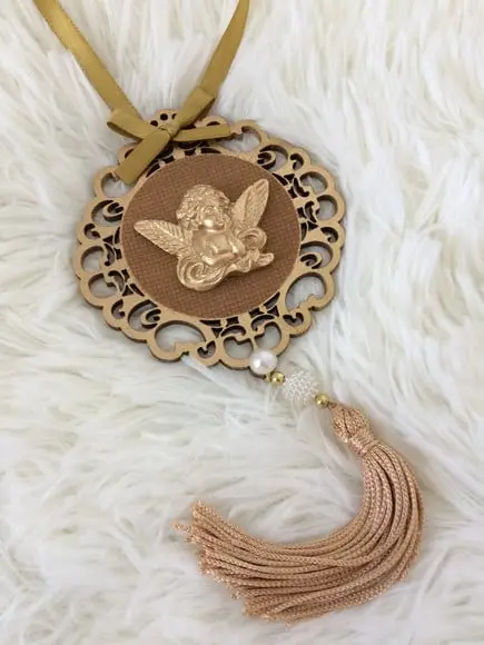 Lembrancinha Mandala de Porta Anjo da Guarda