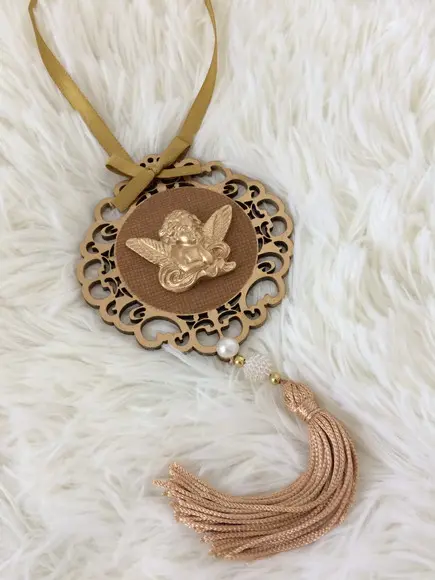Lembrancinha Mandala de Porta Anjo da Guarda