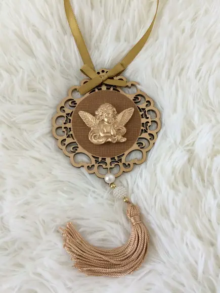Lembrancinha Mandala de Porta Anjo da Guarda