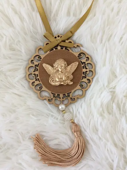 Lembrancinha Mandala de Porta Anjo da Guarda