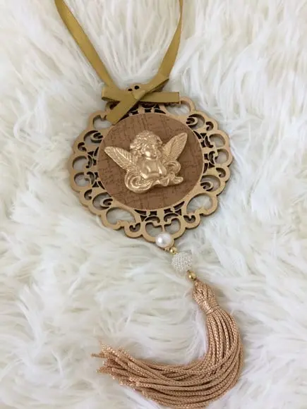 Lembrancinha Mandala de Porta Anjo da Guarda