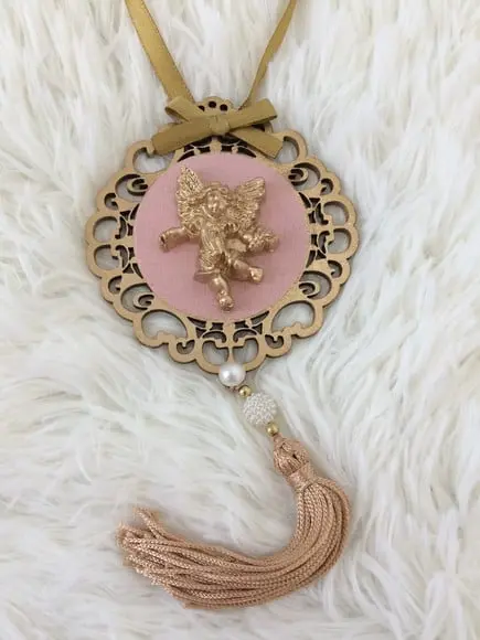 Lembrancinha Mandala de Porta Anjo da Guarda
