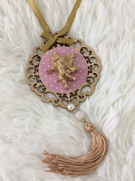 Lembrancinha Mandala de Porta Anjo da Guarda