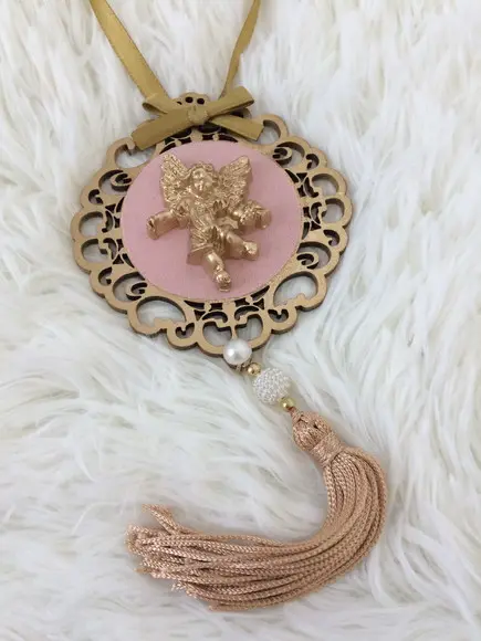 Lembrancinha Mandala de Porta Anjo da Guarda