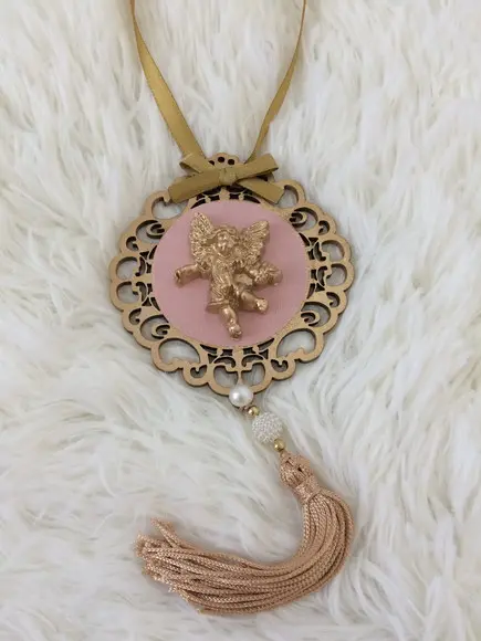 Lembrancinha Mandala de Porta Anjo da Guarda