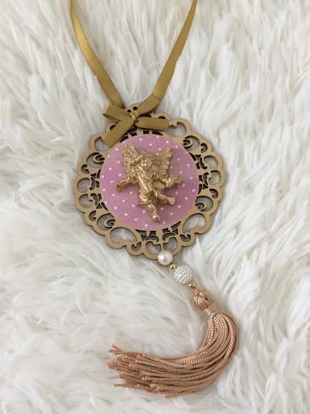 Lembrancinha Mandala de Porta Anjo da Guarda