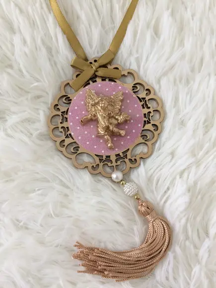Lembrancinha Mandala de Porta Anjo da Guarda