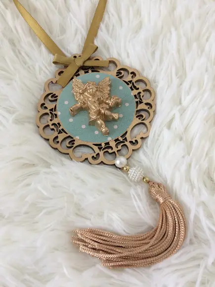 Lembrancinha Mandala de Porta Anjo da Guarda