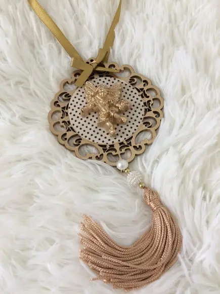 Lembrancinha Mandala de Porta Anjo da Guarda
