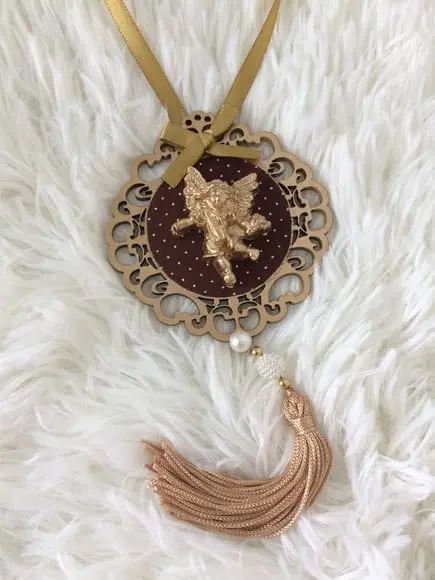 Lembrancinha Mandala de Porta Anjo da Guarda