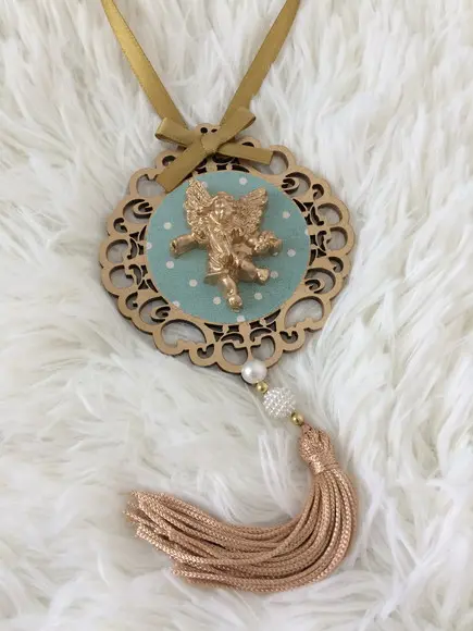 Lembrancinha Mandala de Porta Anjo da Guarda