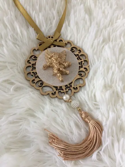 Lembrancinha Mandala de Porta Anjo da Guarda