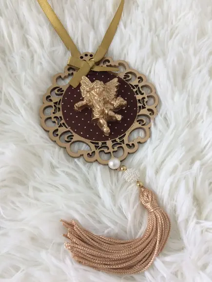 Lembrancinha Mandala de Porta Anjo da Guarda