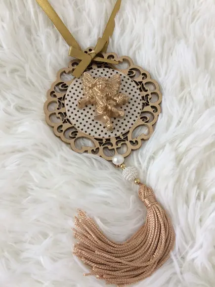 Lembrancinha Mandala de Porta Anjo da Guarda