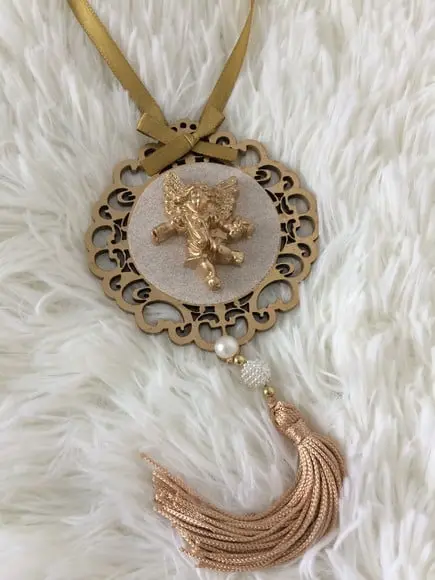 Lembrancinha Mandala de Porta Anjo da Guarda