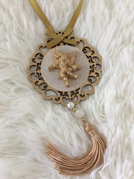 Lembrancinha Mandala de Porta Anjo da Guarda