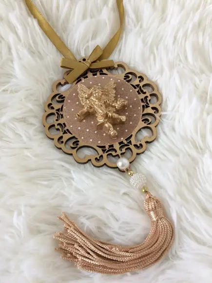 Lembrancinha Mandala de Porta Anjo da Guarda
