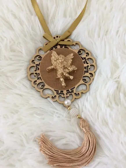 Lembrancinha Mandala de Porta Anjo da Guarda