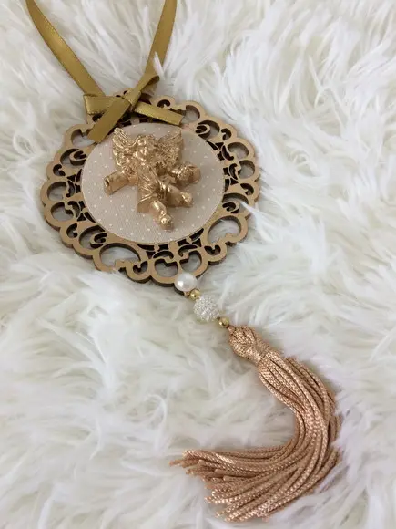 Lembrancinha Mandala de Porta Anjo da Guarda
