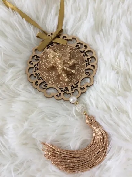 Lembrancinha Mandala de Porta Anjo da Guarda