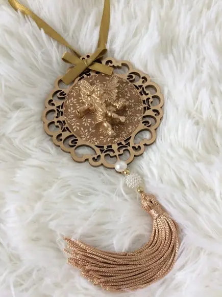 Lembrancinha Mandala de Porta Anjo da Guarda