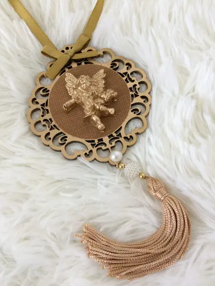 Lembrancinha Mandala de Porta Anjo da Guarda