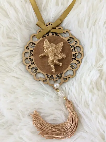 Lembrancinha Mandala de Porta Anjo da Guarda