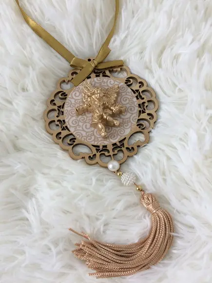Lembrancinha Mandala de Porta Anjo da Guarda