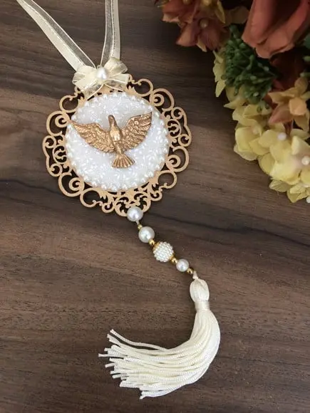 Lembrancinha Mandala de Porta Divino Espírito Santo