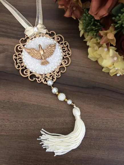 Lembrancinha Mandala de Porta Divino Espírito Santo
