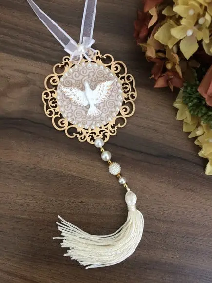 Lembrancinha Mandala de Porta Divino Espírito Santo