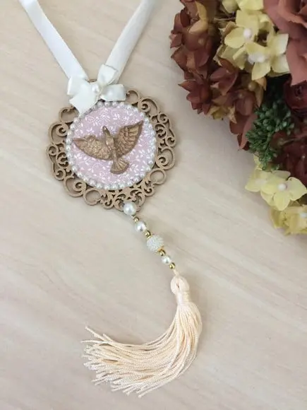 Lembrancinha Mandala de Porta Divino Espírito Santo