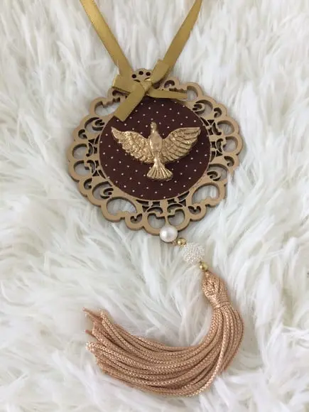 Lembrancinha Mandala de Porta Divino Espírito Santo