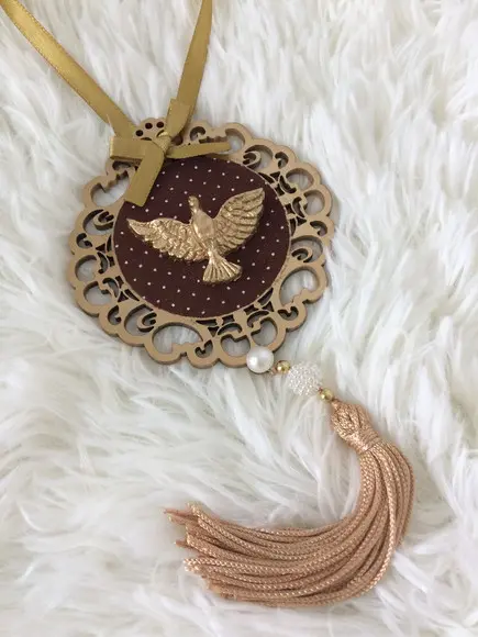 Lembrancinha Mandala de Porta Divino Espírito Santo