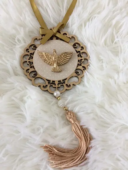 Lembrancinha Mandala de Porta Divino Espírito Santo