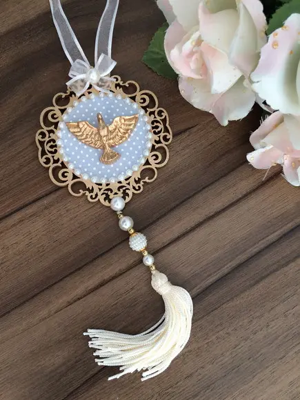 Lembrancinha Mandala de Porta Divino Espírito Santo Poá Azul