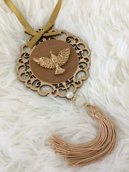 Lembrancinha Mandala de Porta Divino Espírito Santo.