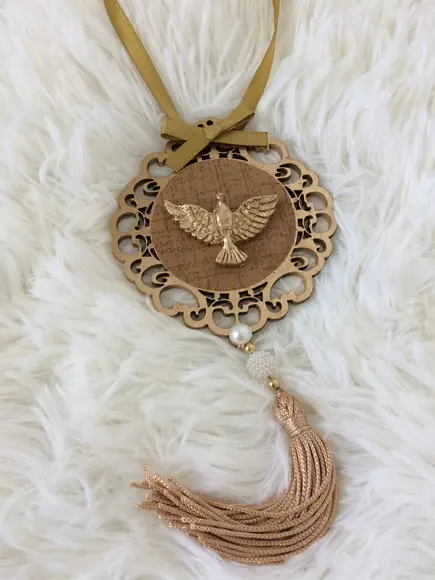 Lembrancinha Mandala de Porta Divino Espírito Santo.