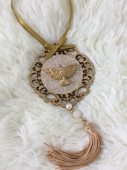 Lembrancinha Mandala de Porta Divino Espírito Santo.