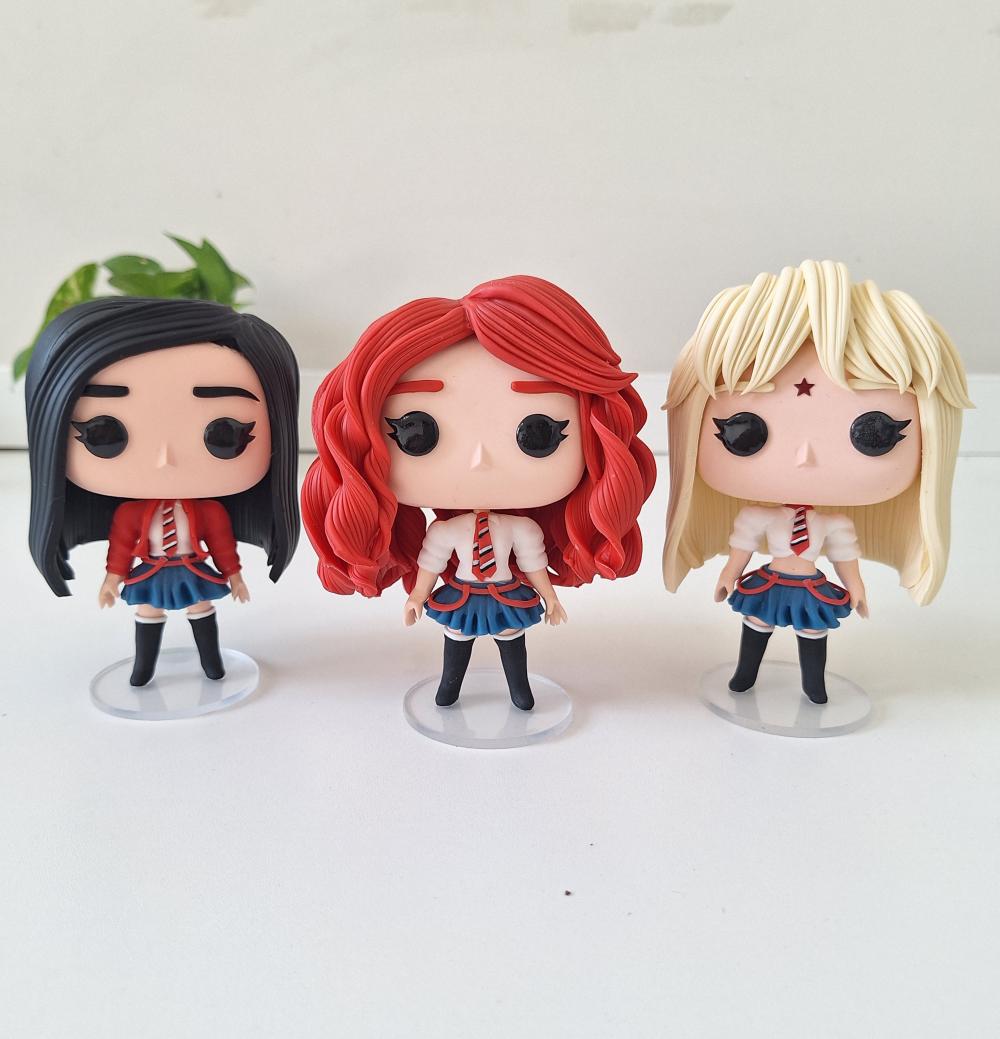 Funko Pop Rebeldes - Kit 3 Personagens Femininas RBD Mia, Lupita 