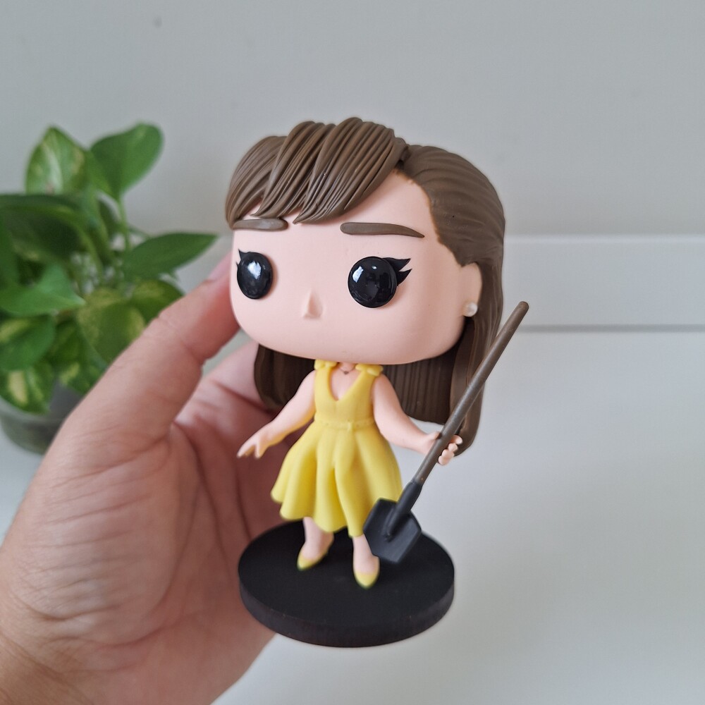 Funko pop Miniatura personalizada Ariana Grande hate that i made