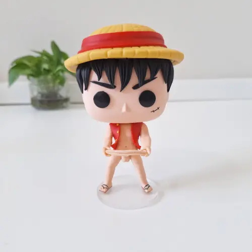 Funko Pop Luffy Fimose One Piece Action Figure Anime biscuit
