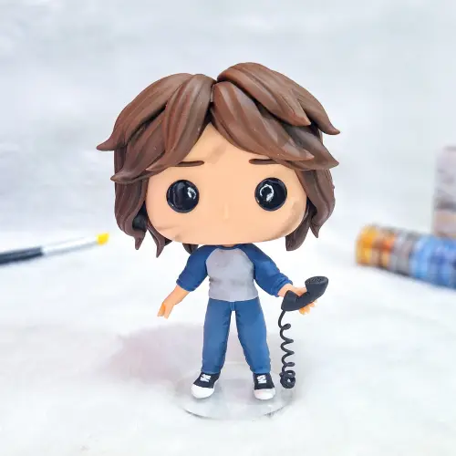 Finn Telefone Preto Funko Pop de Biscuit